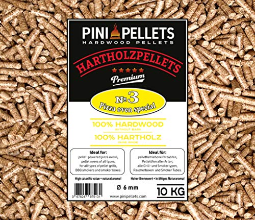 PINI Hartholz Pellets №3 Pizza Ofen Spezial