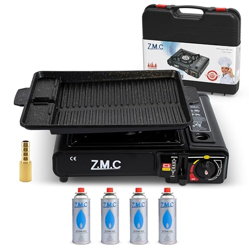 Z.M.C Gaskocher 1-flammig mit Grillplatte