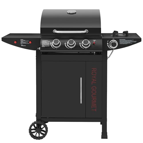 Royal Gourmet Gasgrill 3+1 Brenner