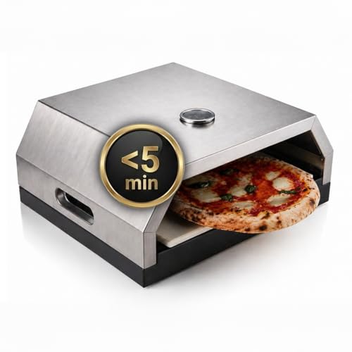 SOUK ONE Pizzaaufsatz aus Edelstahl