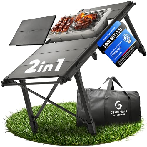 GERBERDING 2in1 Klapptisch mit Grillfunktion