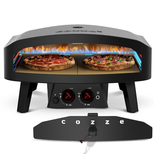 Cozze 24 Zoll Gas-Pizzaofen Schwarze Edition
