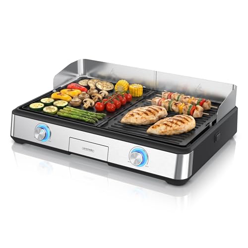 Arendo Tischgrill 2 Zonen