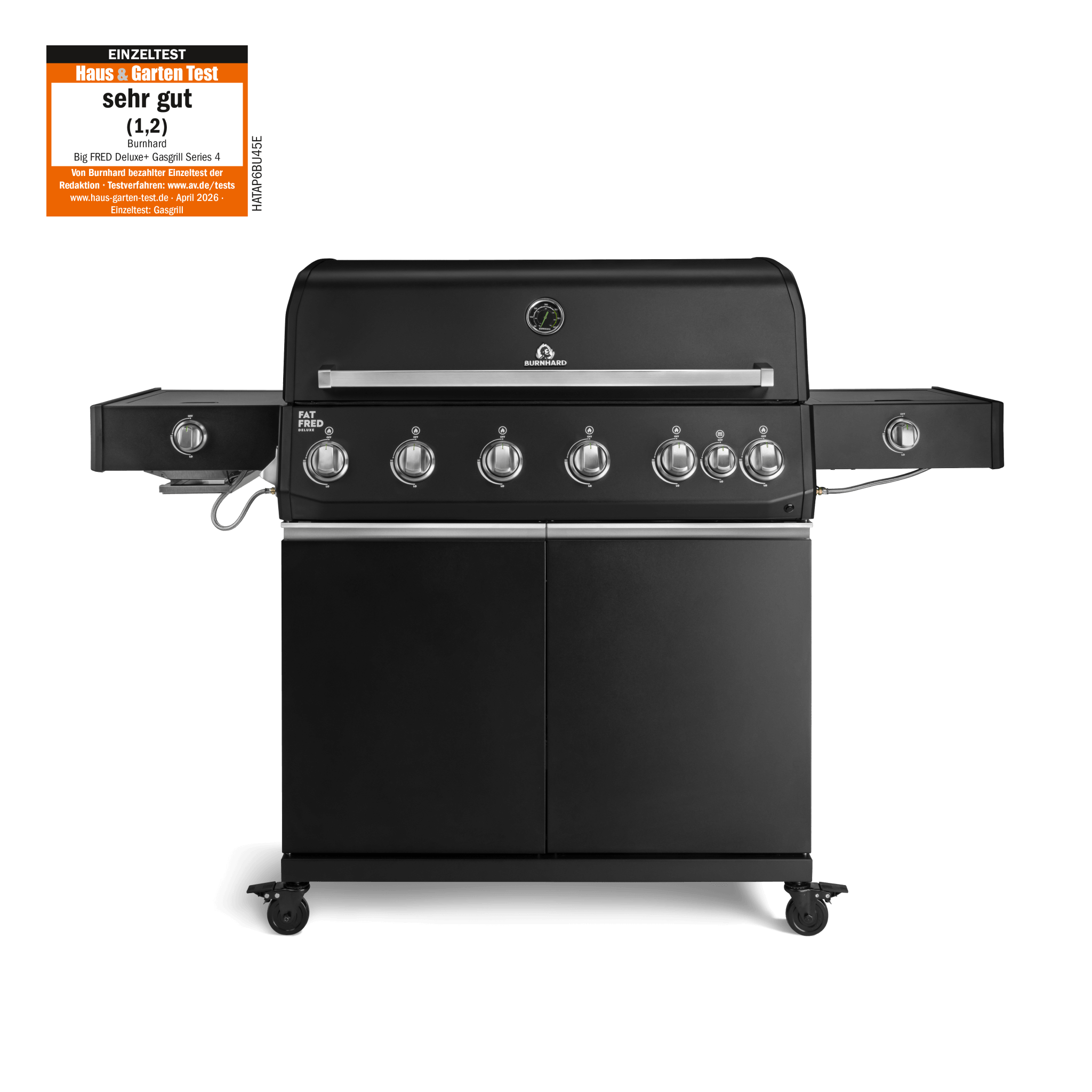 BURNHARD Fat FRED Deluxe+ Gasgrill 6-Brenner